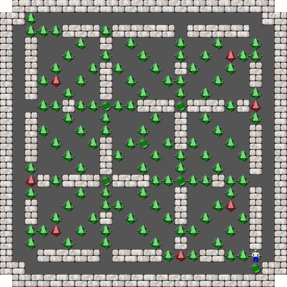 Sokoban Mass Remodel level 1568